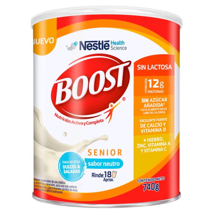 BOOST Senior Sabor Neutro Sin Lactosa