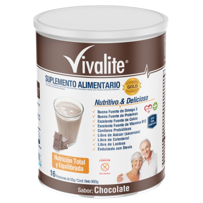Vivalite Gold sabor chocolate
