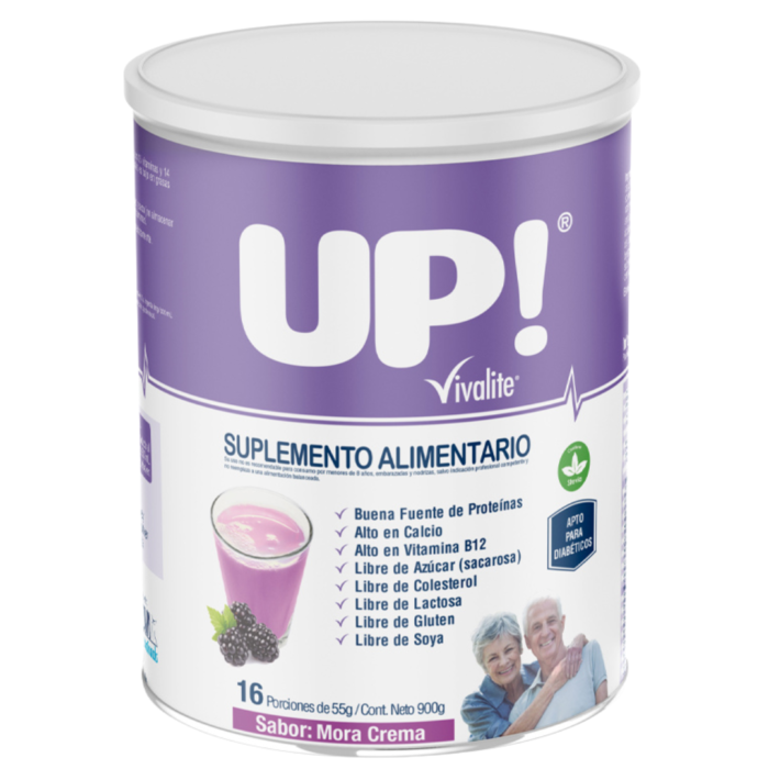 SUPLEMENTO VIVALITE UP MORA CREMA 900g