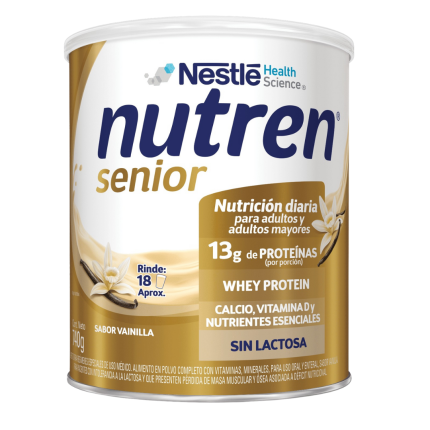 Nutren senior vainilla sin lactosa
